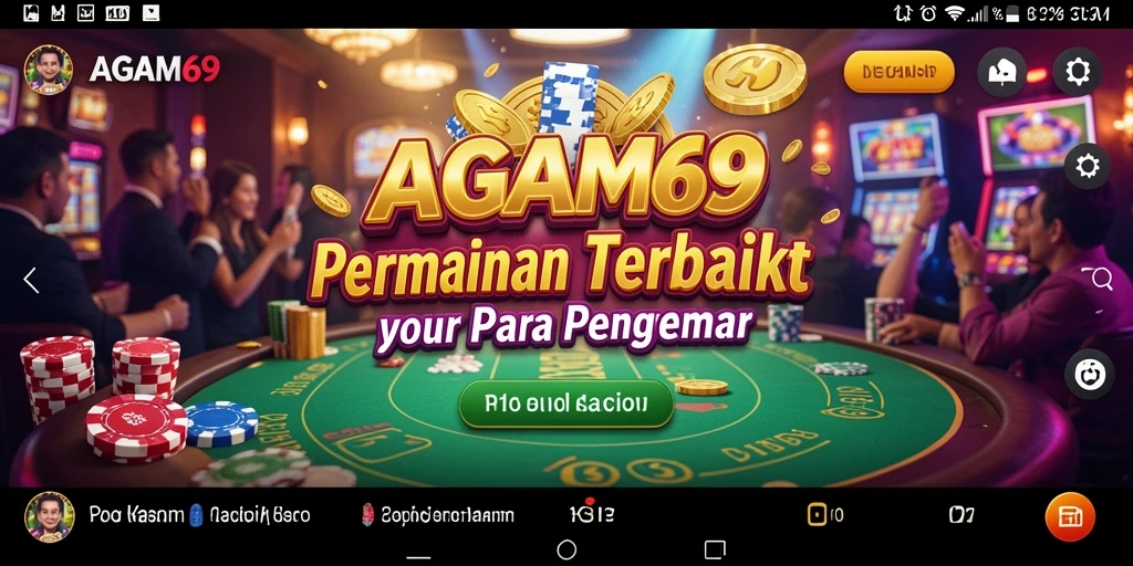 Tangkapan layar AGAM69 yang menunjukkan gameplay seru di kasino.