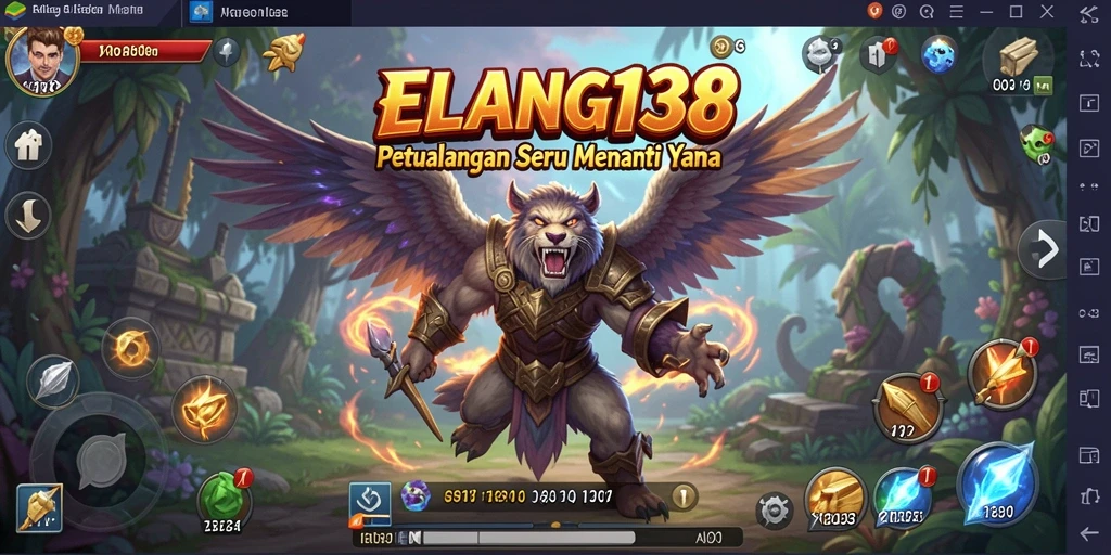 Screenshot ELANG138 menampilkan aksi seru dalam gameplay Adventure.