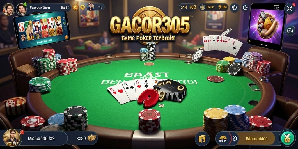 GACOR305 menampilkan gameplay poker yang seru dan menegangkan.