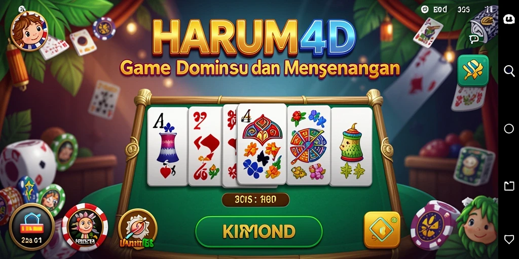 Tampilan gameplay seru HARUM4D yang penuh tantangan.