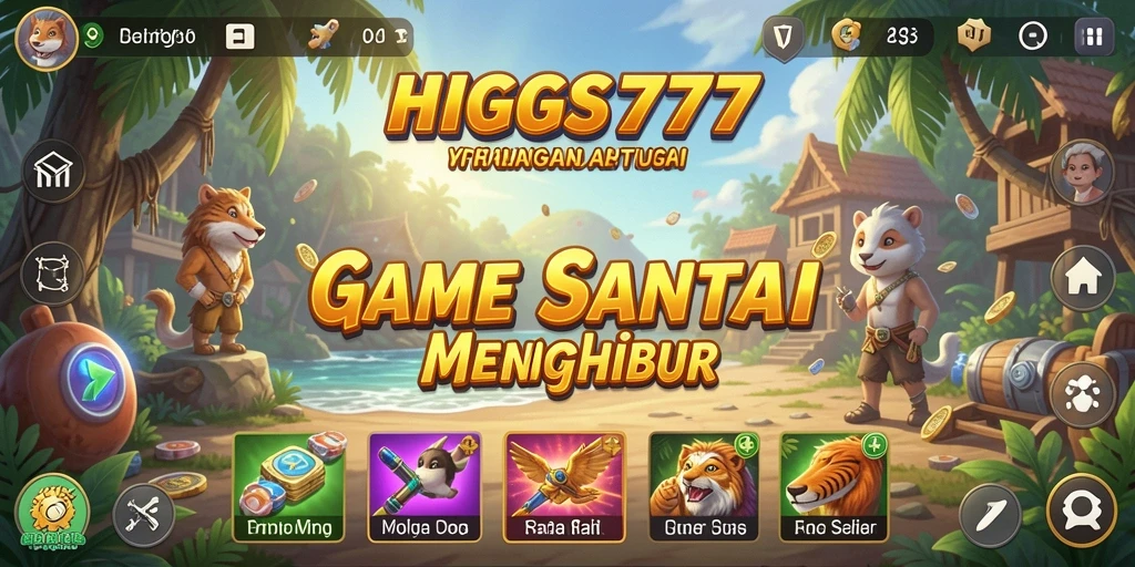 Tampilan gameplay HIGGS777 yang seru dan menghibur.