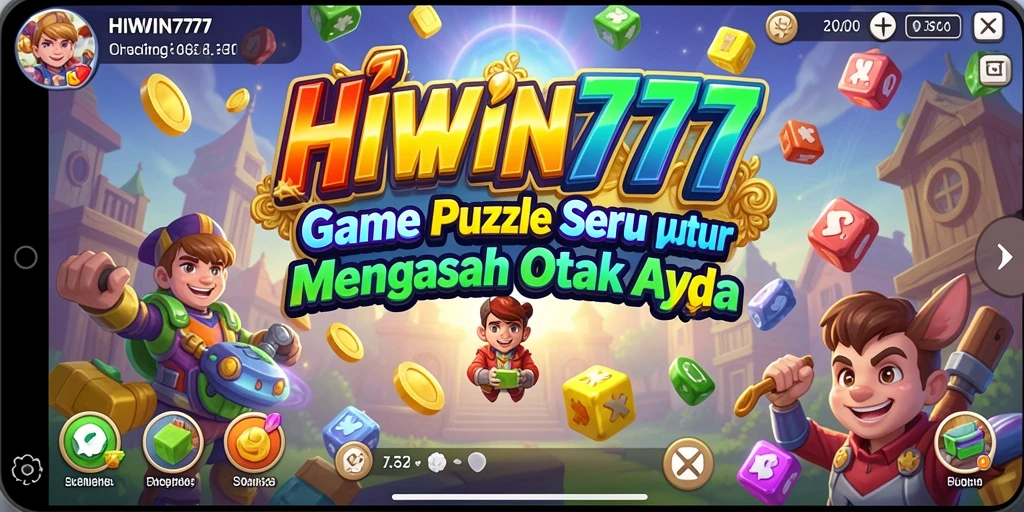 Tampilan gameplay seru HIWIN777 dalam menyelesaikan Puzzle