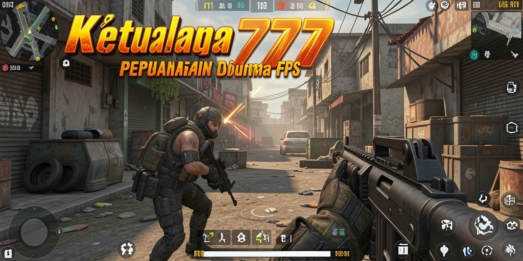 Gameplay KASIR777 yang menegangkan di medan perang FPS.