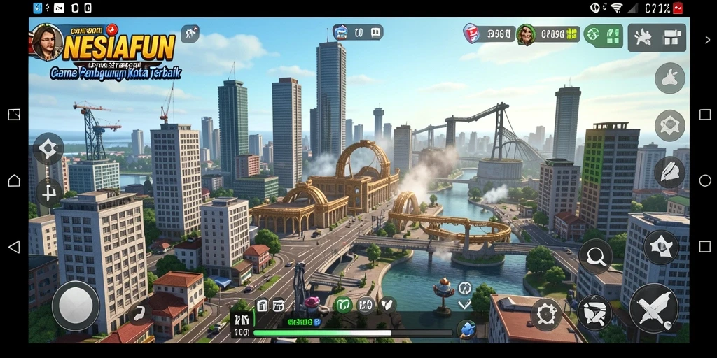 Screenshot menunjukkan gameplay menarik dari NESIAFUN yang penuh strategi.