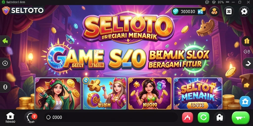 Tampilan utama SELTOTO dengan gameplay slot yang seru.